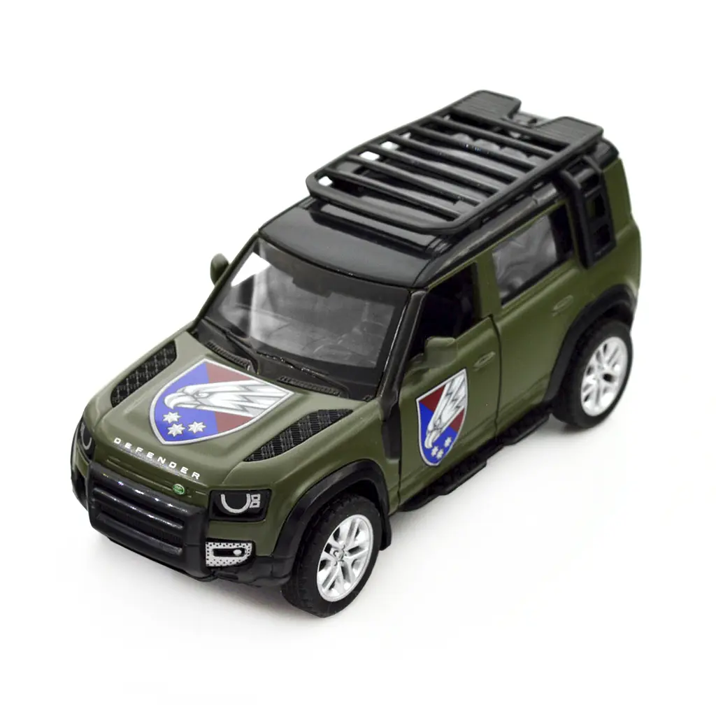 Автомодель TechnoDrive Шеврони Героїв Land Rover Defender 110 25 ОПДБр (250289M) - фото 3