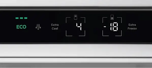 Холодильник Electrolux вбудований 188x70х55 холодильне відділення 286 л морозильне відділення 65 л 2 двері А++ Combi білий (ENP7TD75S) - фото 2