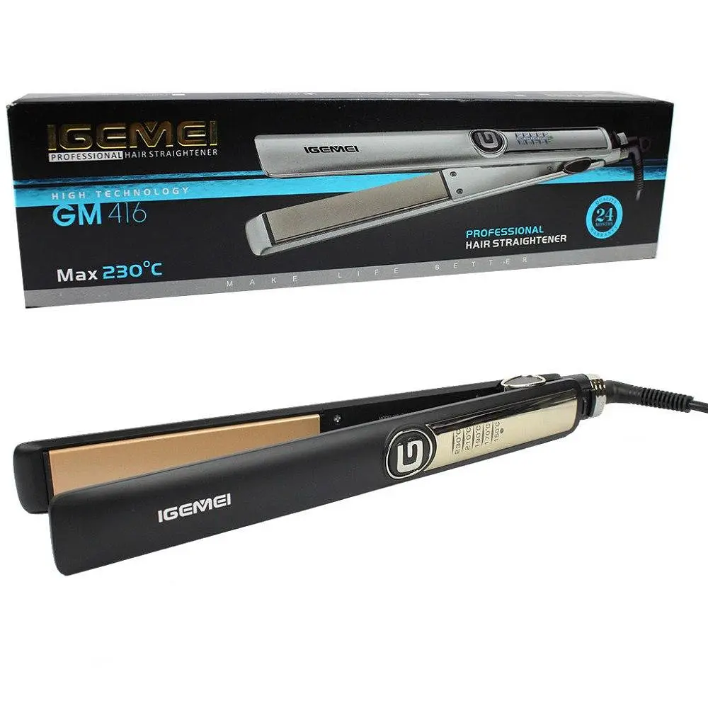 Професійна плойка-випрямляч для волосся Gemei GM-416 - фото 3