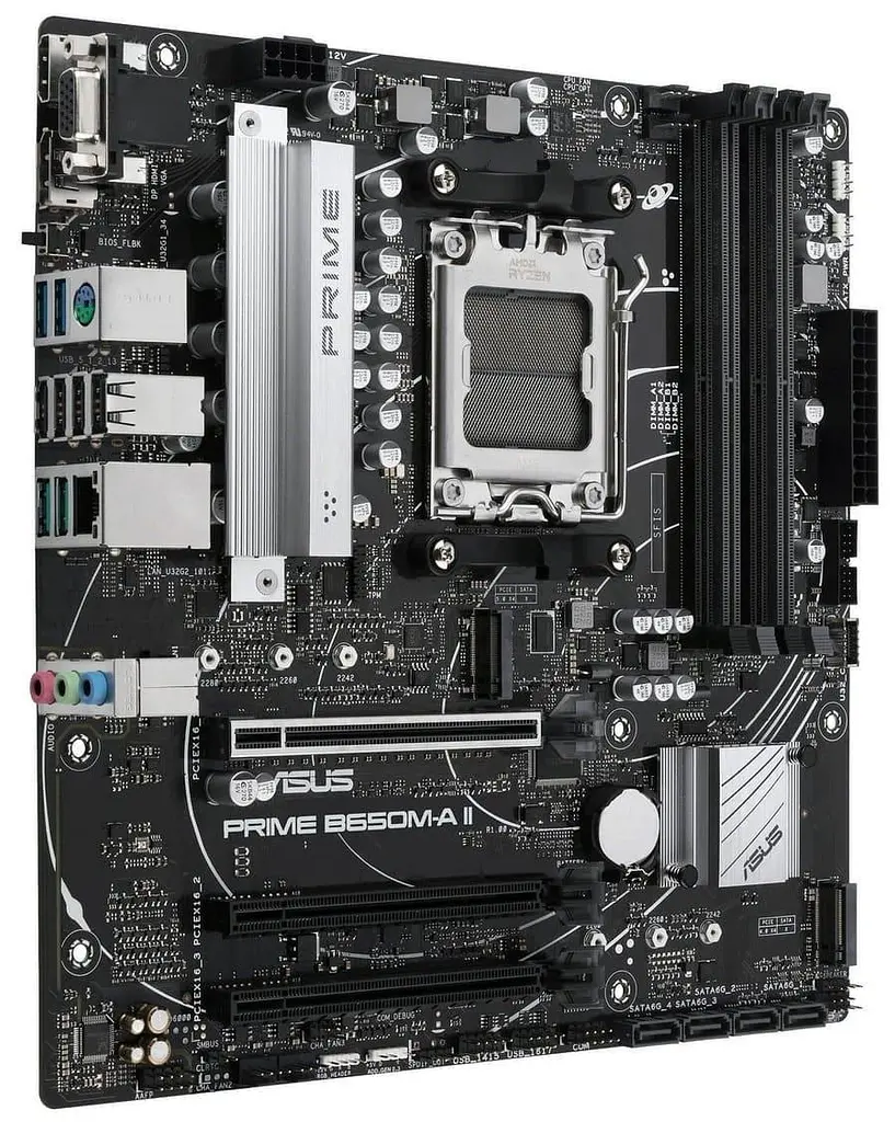 Материнская плата ASUS Prime B650M-A II-CSM (PRIME B650M-A II-CSM) (Socket AM5, AMD B650, Micro-ATX) - фото 2