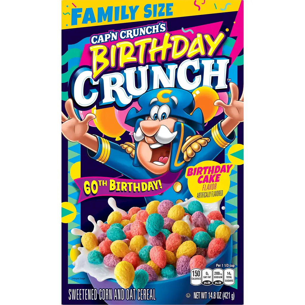 Сухий сніданок Cap'n Crunch Cereal Red White Blue 480g - фото 2