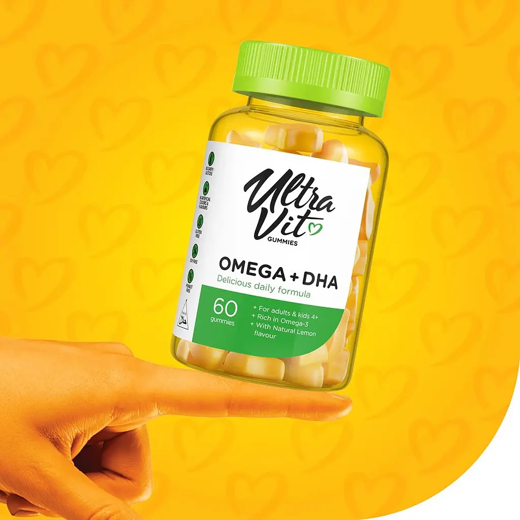 Omega 3 + DHA VPLab UltraVit 60 желейок - фото 4
