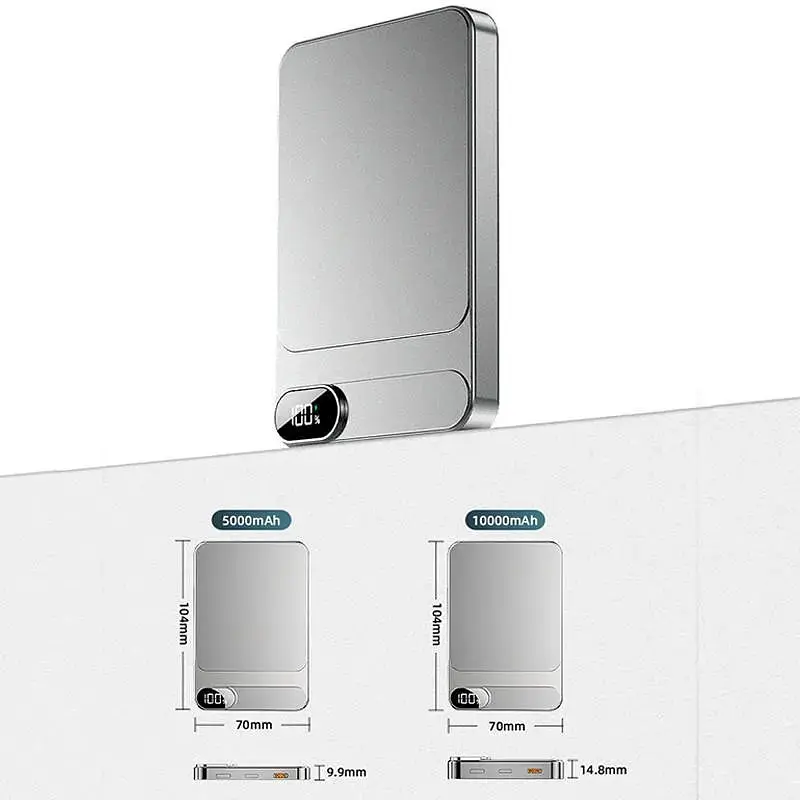 Повербанк MagSafe Powerbank C1 с беспроводной зарядкой для iPhone 10000 mAh - фото 9
