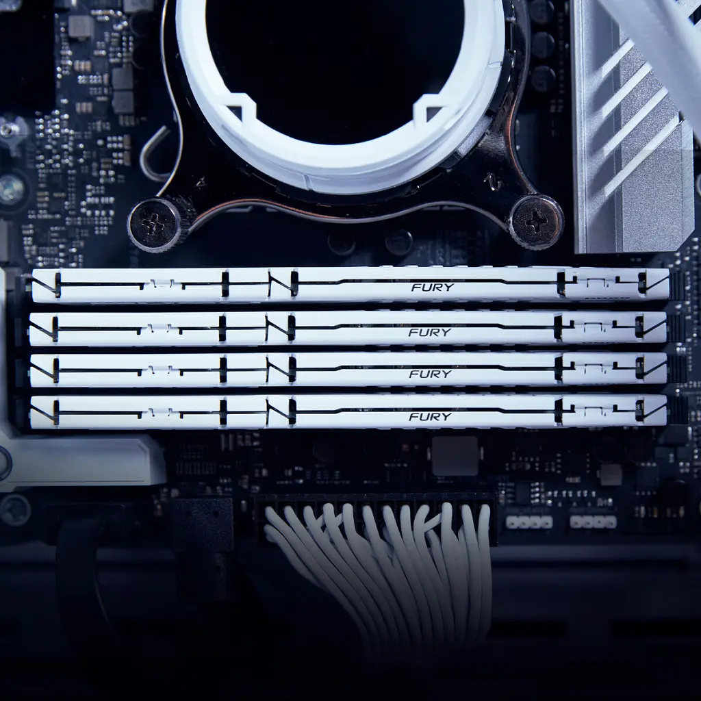 Модуль пам'яті для комп'ютера DDR5 64GB (2x32GB) 5600 MHz Beast White EXPO Kingston Fury (ex.HyperX) (KF556C36BWEK2-64) - фото 6