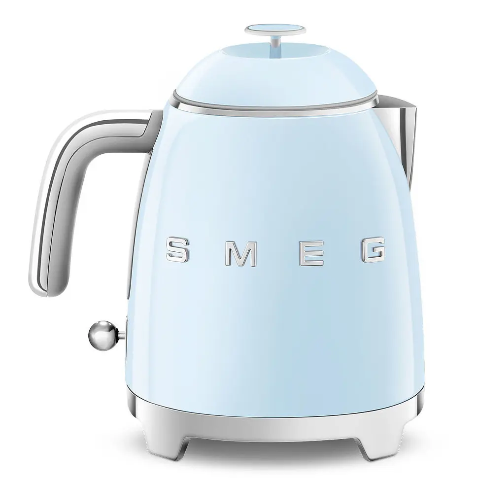 Чайник електричний Smeg (KLF05PBEU) Retro Style 50's - 0,8л - світло-блакитний, Блакитний - фото 7