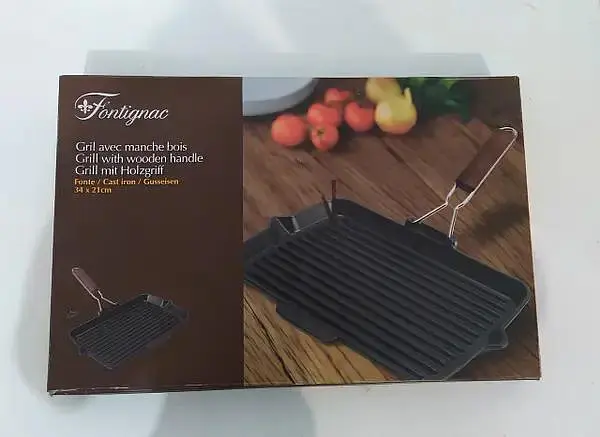 Сковорода-гриль чавунна Fontignac CW0340 34×21 см - фото 4