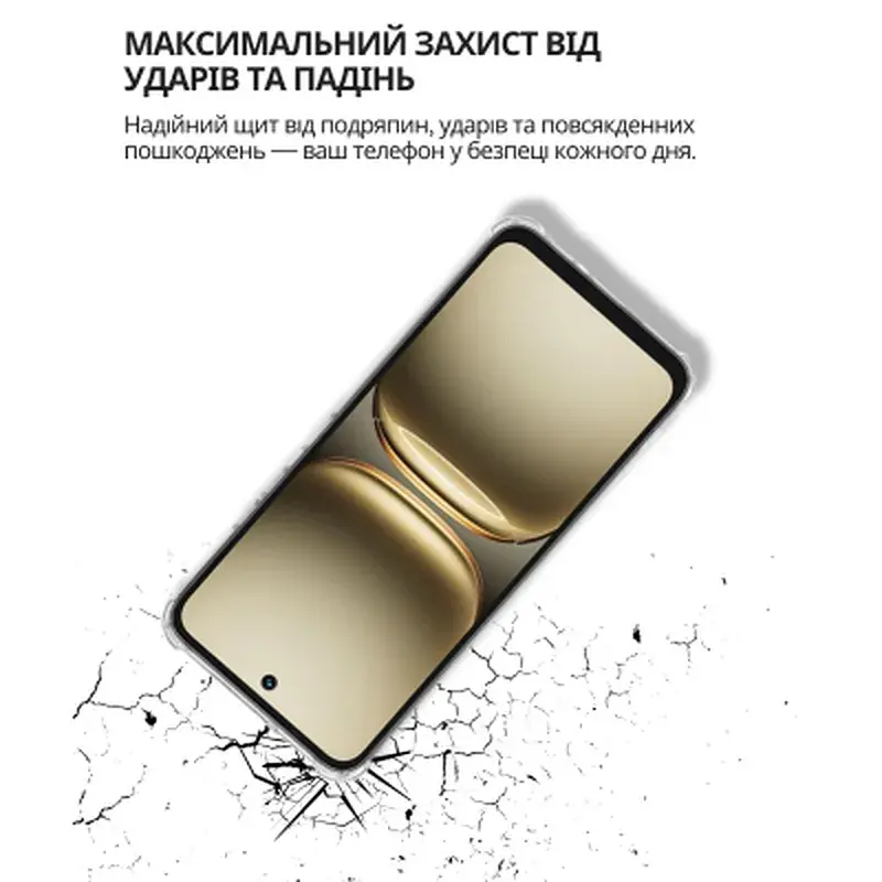 Чохол до мобільного телефона BeCover Anti-Shock Tecno Spark 40C 4G (KM4k) Clear (714706) - фото 3