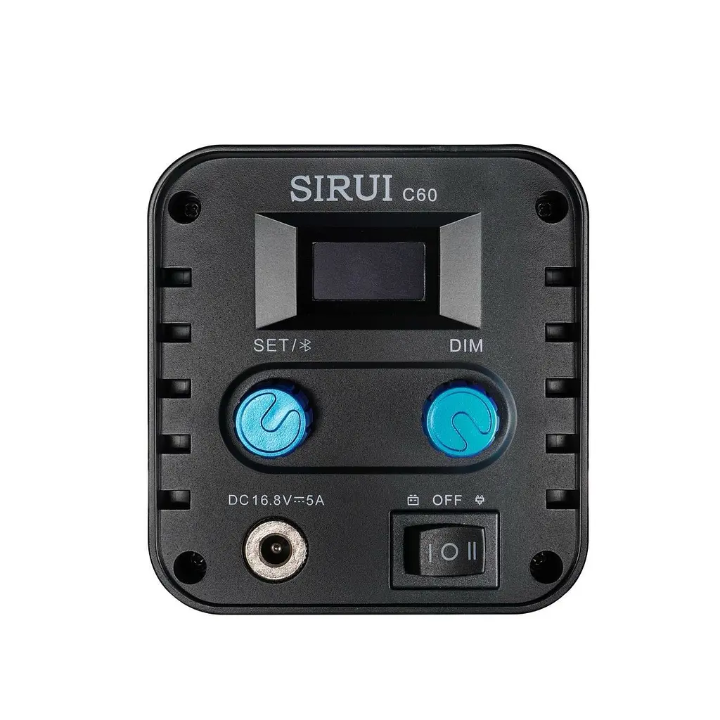 Бесшумный портативный светодиодный прожектор SIRUI C60 LED 60W для фото и видеосъемки (780429) - фото 3