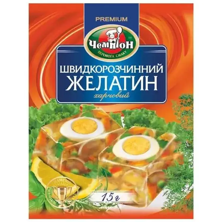 Желатін Чемпіон 15г харчовий