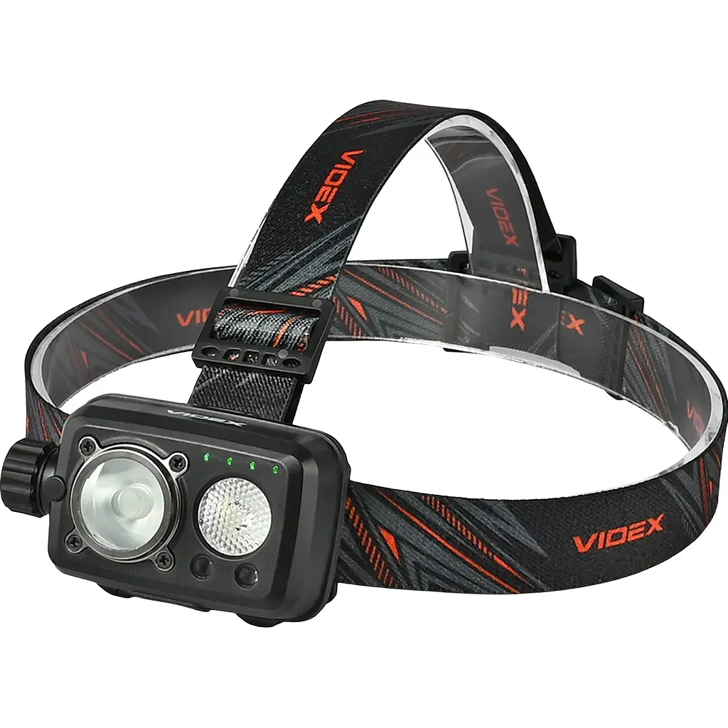 Налобний світлодіодний ліхтарик Videx VLF-H189, 600Lm 5000K (28364-000)