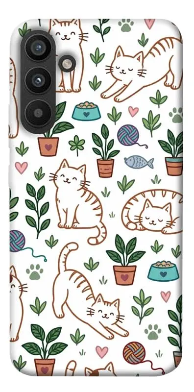 TPU чохол Demsky Cats pattern для Samsung Galaxy A34 5G