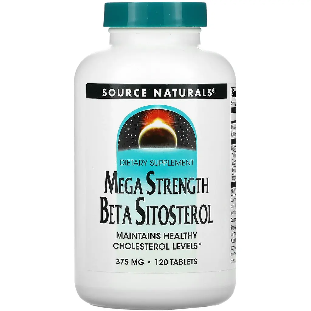 Бета-ситостерол комплекс Source Naturals Beta Sitosterol 375 мг 120 таблеток - фото 1
