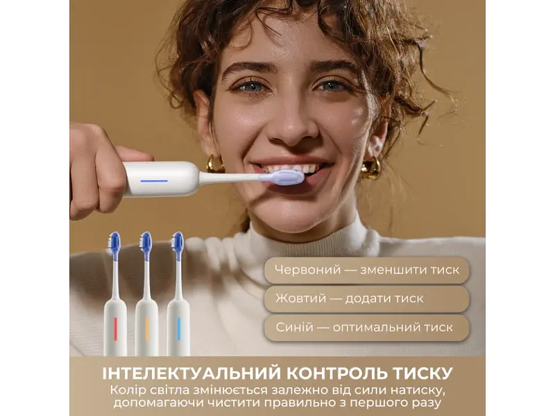 Електрична зубна щітка Dreame MOVA Fresh 20 Sensus-White (ATS25B-WH) - фото 9