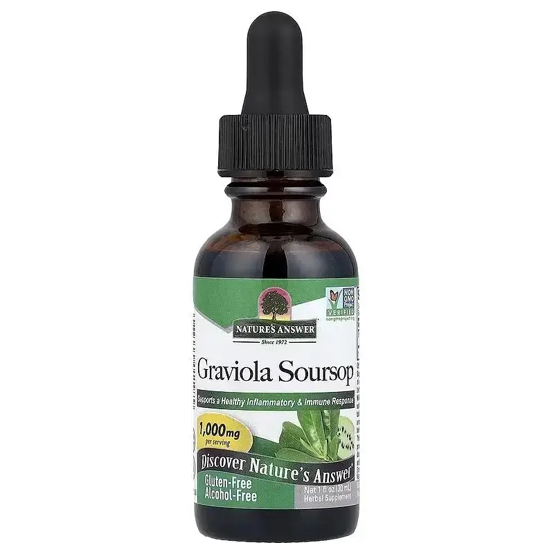 Гравіола саусеп Nature's Answer Graviola Soursop 1000 мг 30 мл