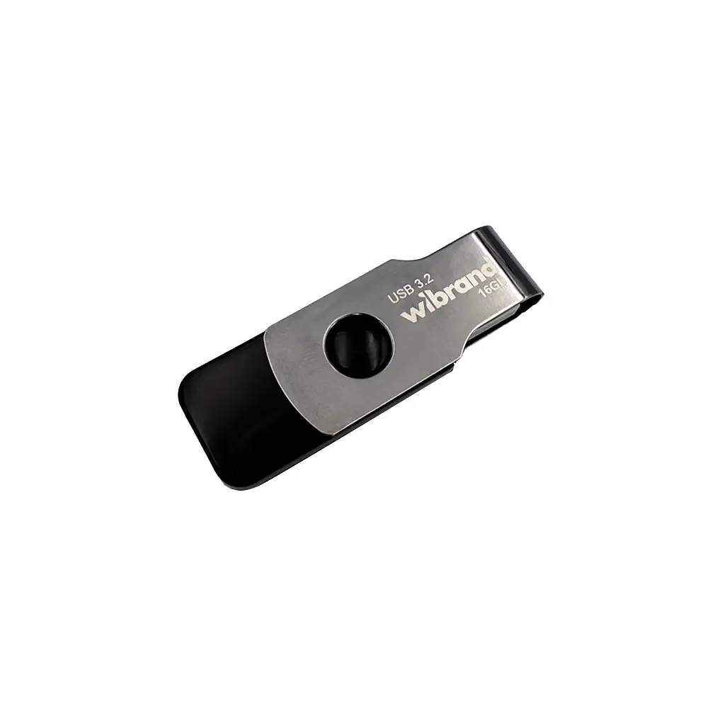 Флеш-накопичувач Wibrand USB 3.2 Gen1 Lizard 16GB чорний - фото 3