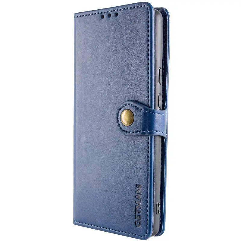 Шкіряний чохол-книжка GETMAN Gallant (PU) для Samsung Galaxy S25 FE Синій - фото 3