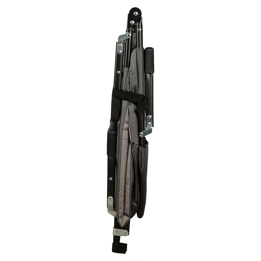 Шезлонг складной Market Union 200х65 см серый - фото 6