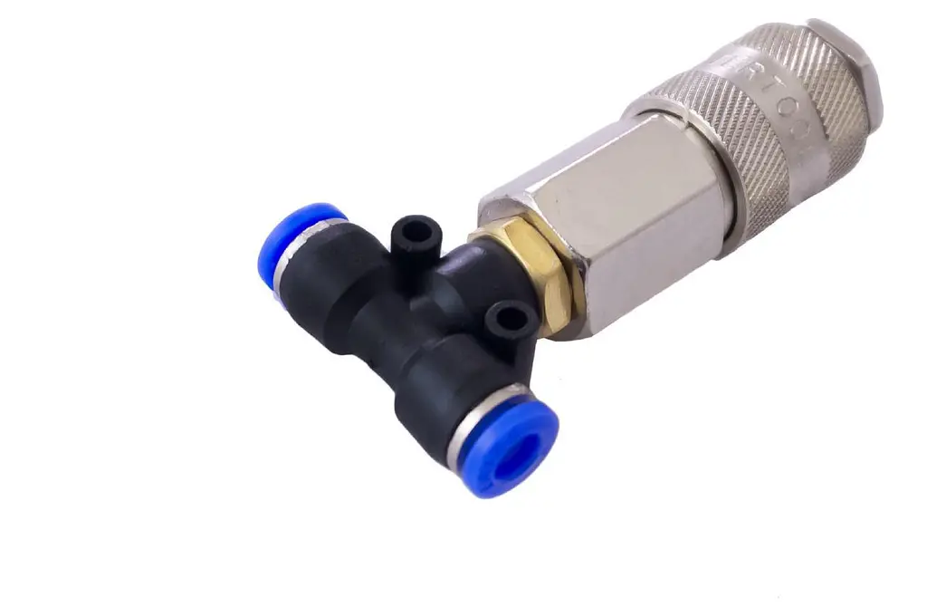 Тройник на шланг Intertool пневматическое быстроразъемное соединение 6 мм - фото 3