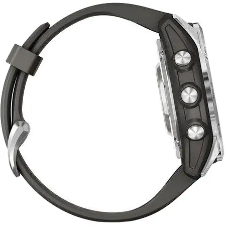 Garmin Fenix ​​7S Solar Silver w. Graphite Band (010-02776-00/01) - фото 3