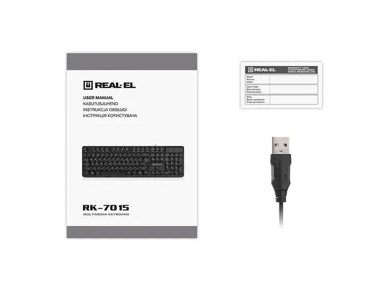 Клавіатура REAL-EL RK-7015 - фото 7