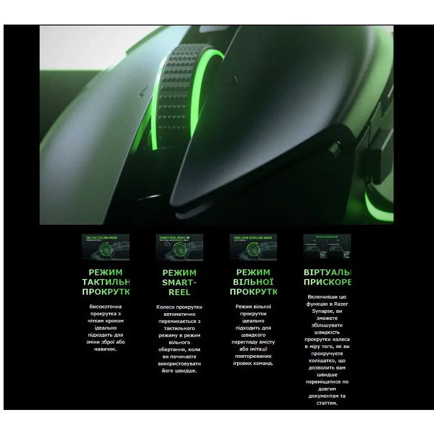 Ігрова миша Razer Basilisk V-3 USB Black - фото 10