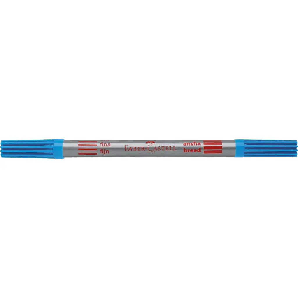 Фломастери Faber-Castell двосторонні Double-ended Fibre tip, 20 кольорів (28023) - фото 3