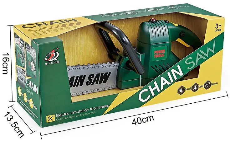 Бензопила для дітей Power Tools — зі звуком, світлом і рухомим ланцюгом - фото 9