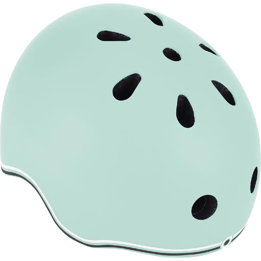 Шлем защитный детский Globber Go Up Lights с фонариком 45-51 см мятный (506-206) - фото 4