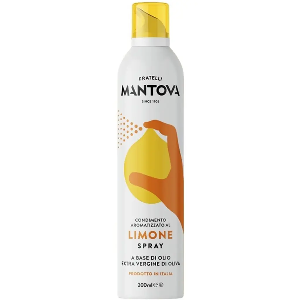 Олія-спрей оливкова Mantova Extra Virgin з лимоном 200 мл