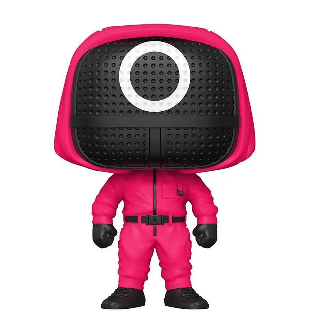 Фигурка Фанко Поп Игра в Кальмара Рабочий в маске Funko Pop Squid Game Masked Worker 10 см TV SG MW 1226 - фото 2
