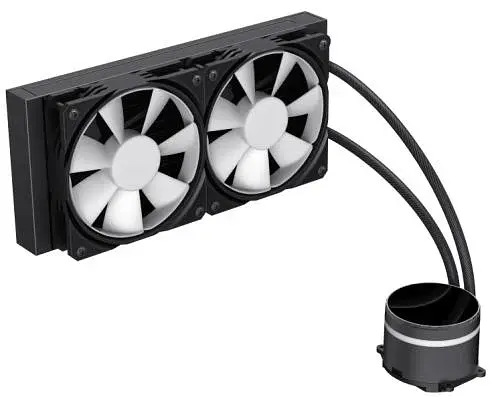 Система рідинного охолодження GameMax IceBurg 240 Infinity, Black - фото 4