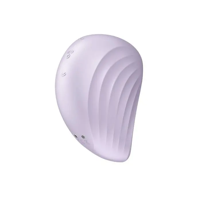 Стимулятор Satisfyer Pearl Diver Вакуумний кліторальний у вигляді мушлі, 9.1х5.1 см фіолетовий - фото 5