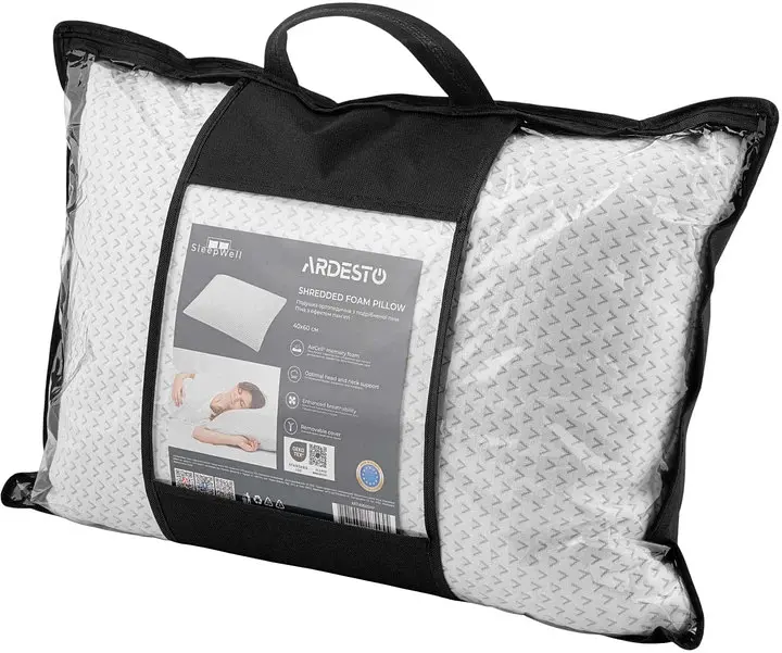 Ортопедична подушка Ardesto Sleepwell ART4060SHP 40х60 см біла - фото 5