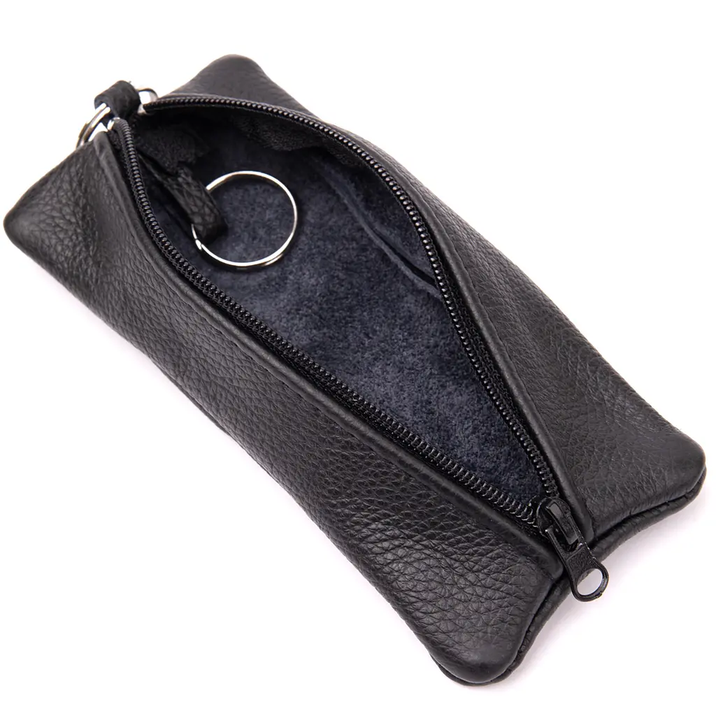 Шкіряна ключниця SHVIGEL 6.5х15.8 см acs0025863 - фото 2