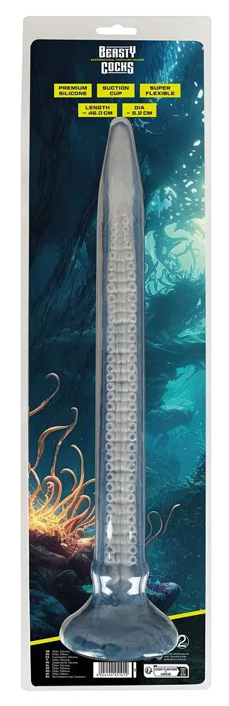 Фаллоимитатор You2Toys Super Long Monster 46 см (синий) - фото 12