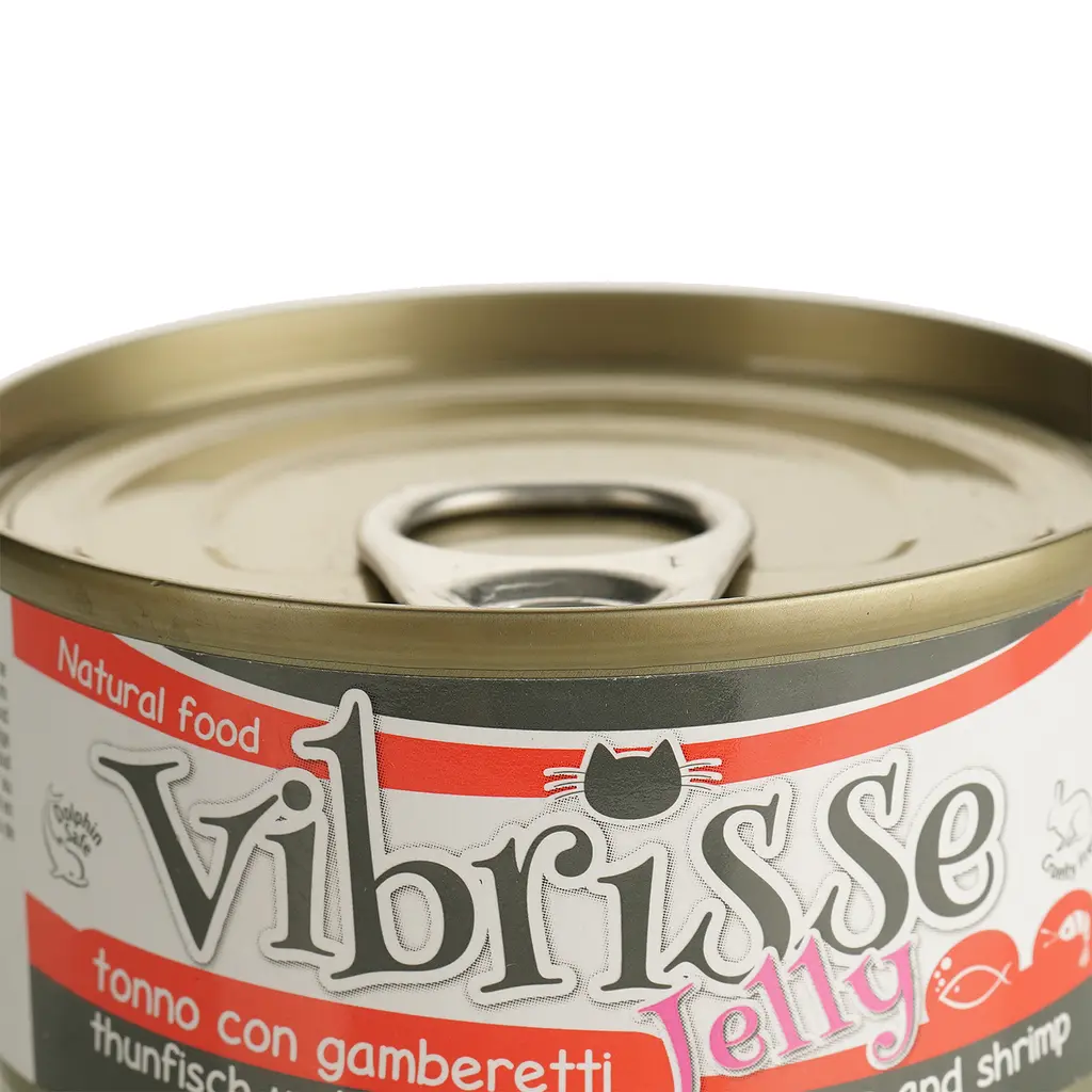 Влажный корм для кошек Vibrisse Jelly, тунец креветки в желе, 70 г (C1018425) - фото 3