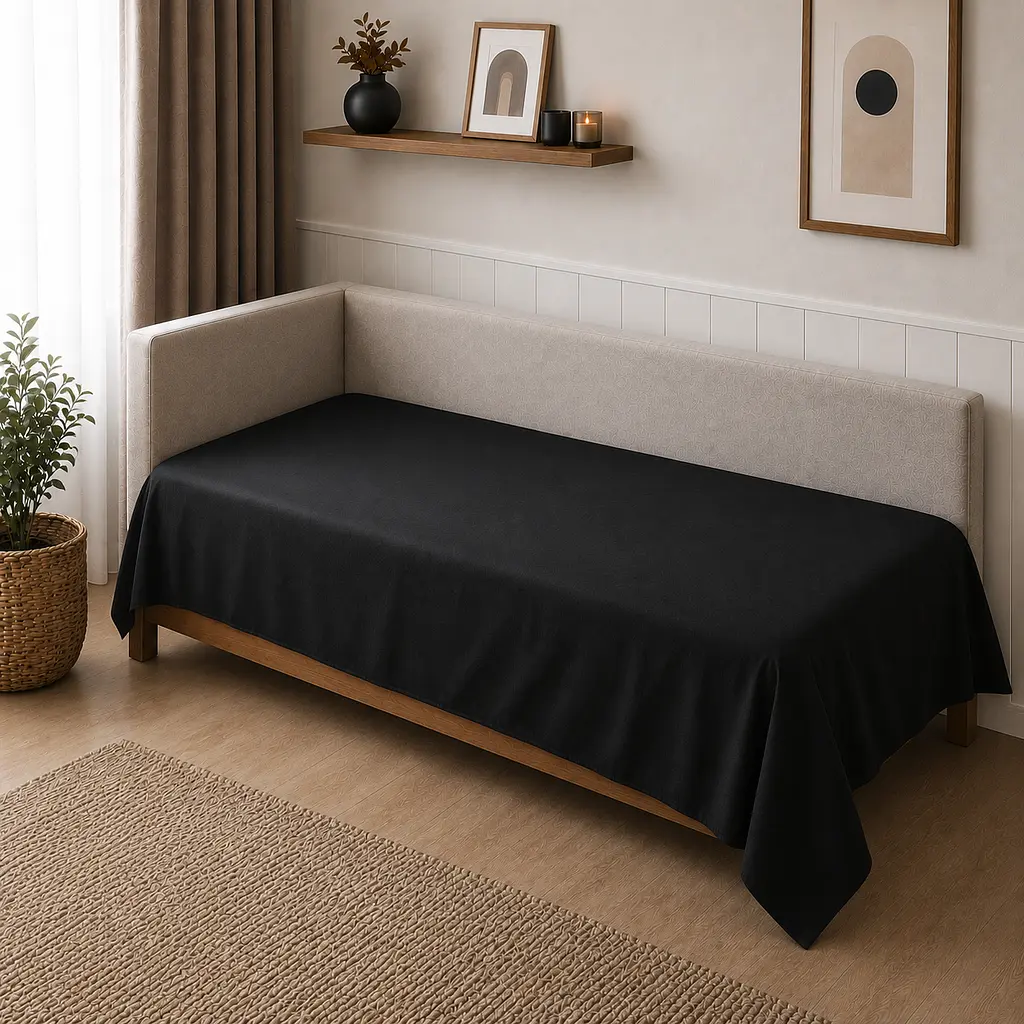 Дитяча постільна білизна MIRSON JUNIOR фланель Black/Brown 200х220см (2200012803295) - фото 9