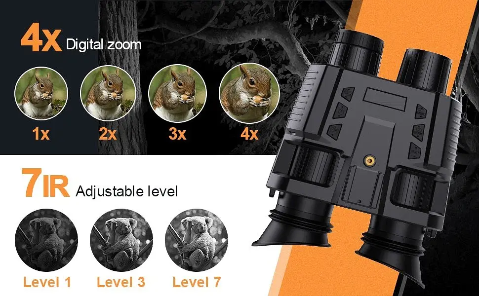 Бінокль нічного бачення GVDA918 (до 400м у темряві) із кріпленням на голову - фото 8