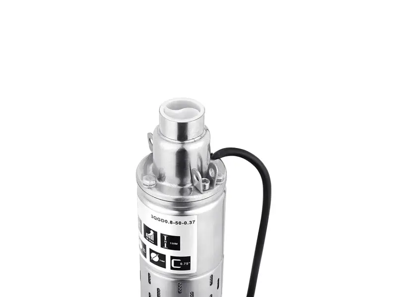 Насос глибинний шнековий Pumpman 3QGD0.8-50-0.37 кВт Нmax 130 м Qmax 1,2 куб.м 370 Вт - фото 3