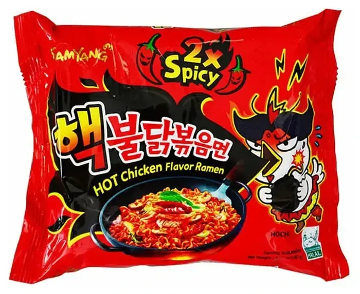 Локшина рамен Samyang Buldak 2x Spicy з куркою 140 г