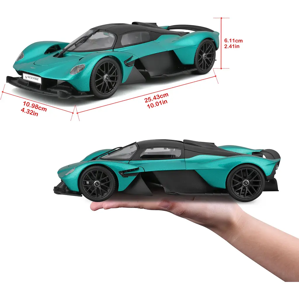 Игровая автомодель Maisto Aston Martin Valkyrie 1:18 (31465 Green) - фото 14