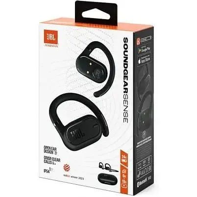 Бездротові навушники JBL Soundgear Sense у кейсі чорні JBLSNDGEARSNSBLK - фото 4