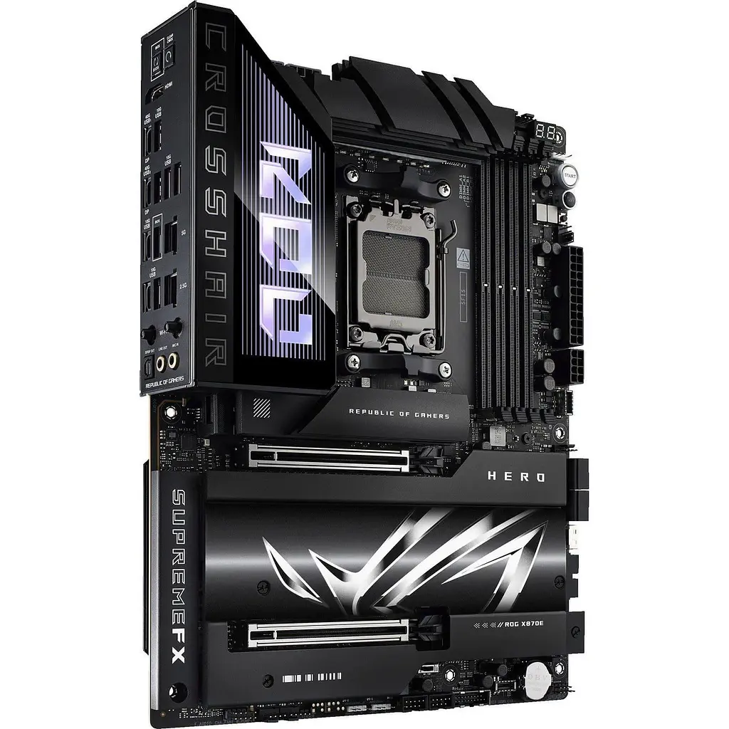 Материнська плата ASUS ROG CROSSHAIR X870E HERO WiFi (CROSSHAIR X870E HERO) (Socket AM5, ) Б/в - фото 5