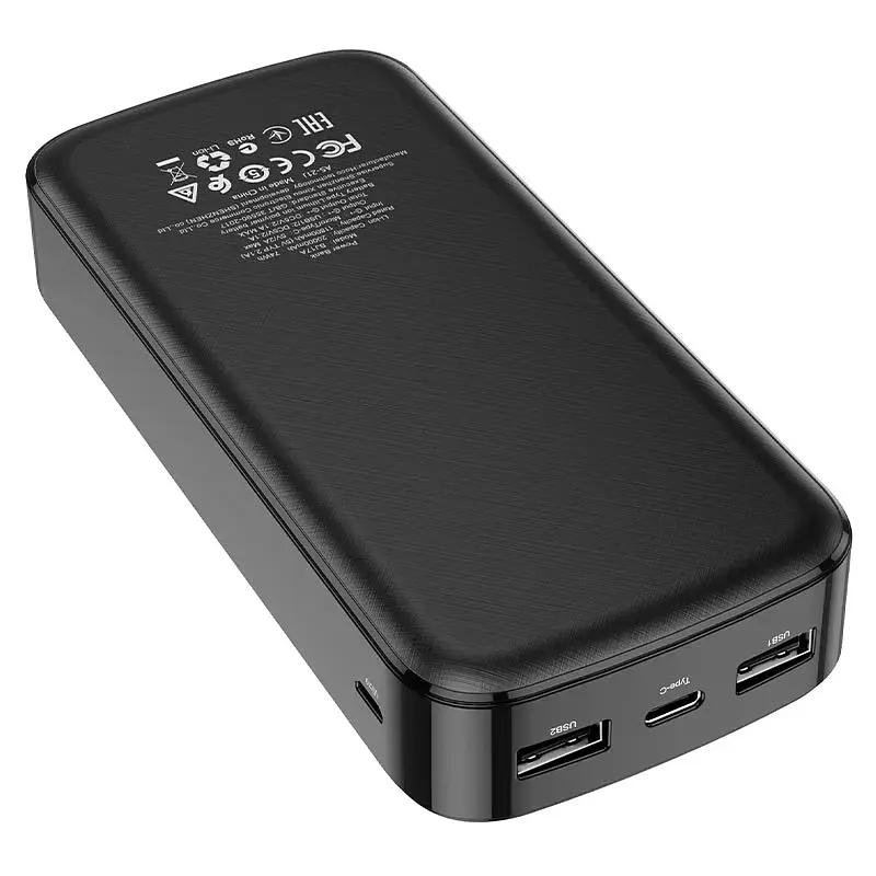 Универсальная мобильная батарея Borofone Mike BJ17A 20000mAh 10W (Черный) - фото 3