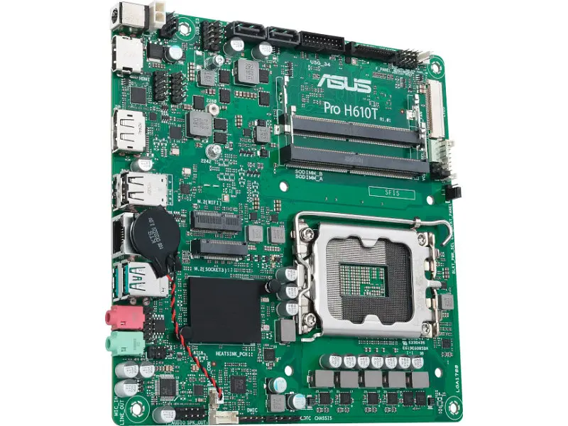 Материнська плата Asus Pro H610T-CSM - фото 2