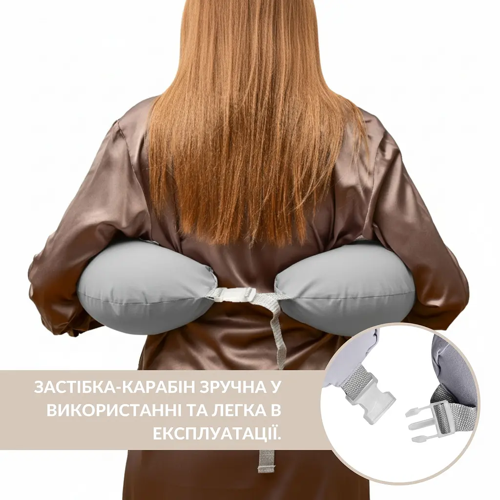 Подушка для кормления Sei Design диванчик серо-бежевый 60х70х16 см (8000036177_серый-беж) - фото 8