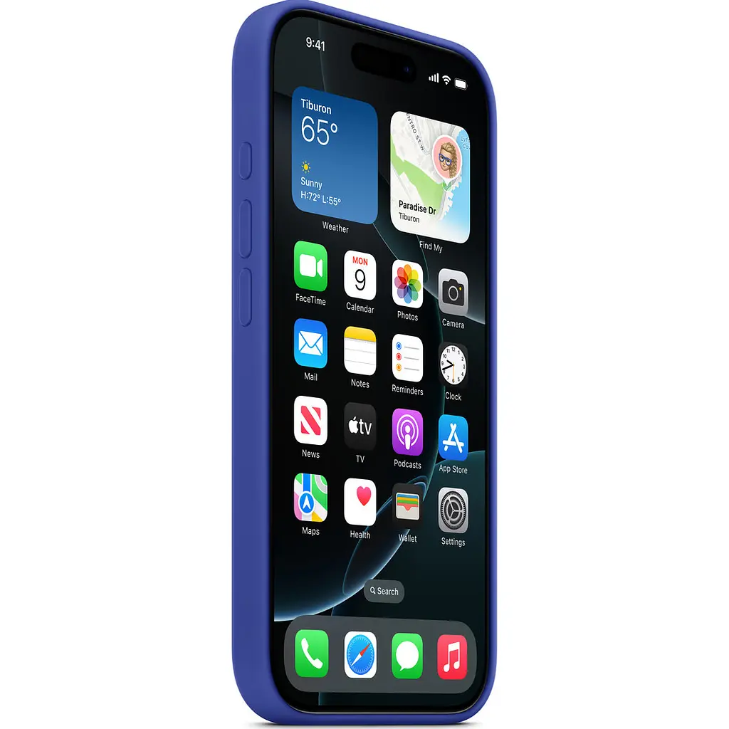 Чохол Silicone Case with MagSafe для Apple iPhone 16 Pro Max Ultramarine AAA [116581] - фото 5