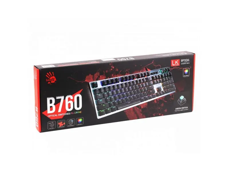 Клавіатура A4Tech Bloody B760 Grey - фото 6