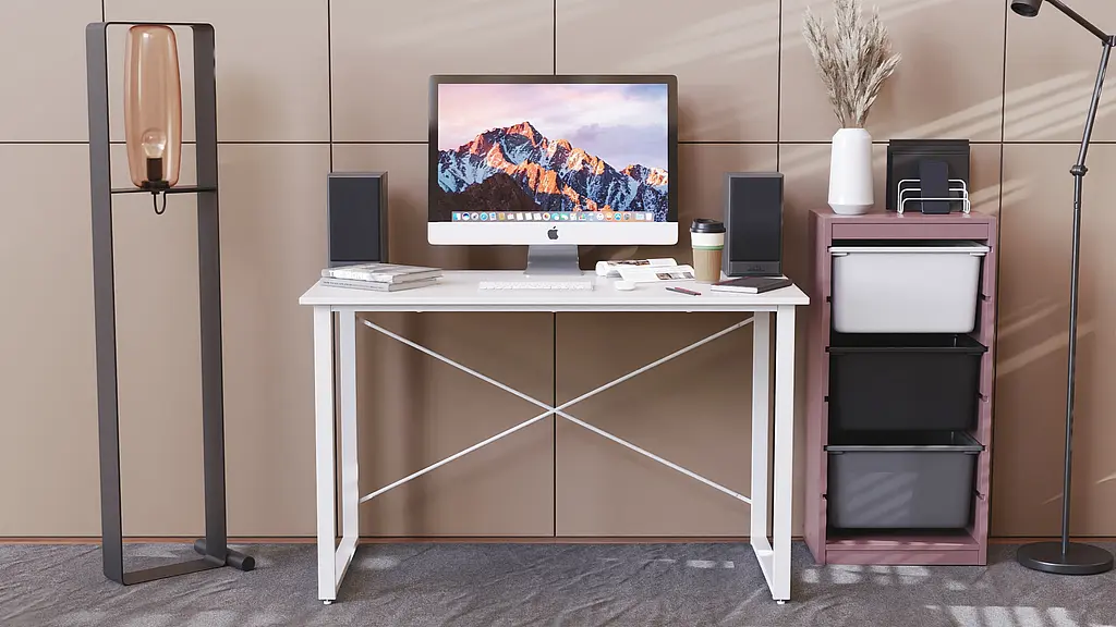 Комп'ютерний стіл Ferrum-decor Дейв 75x120x60 білий ДСП Білий 16мм (FRD-102146) - фото 5