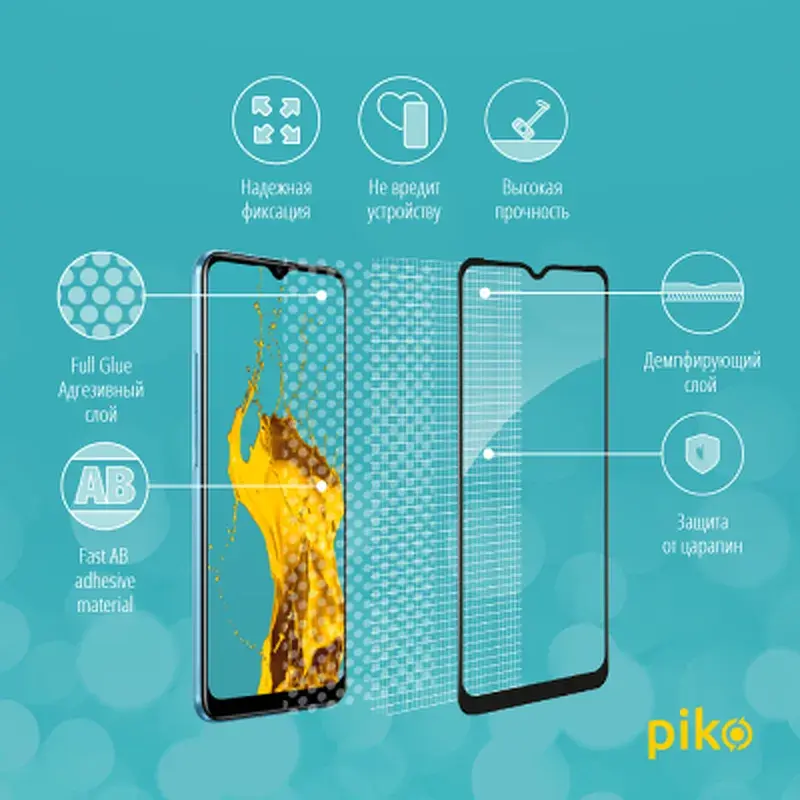 Скло захисне Piko Full Glue RealMe C21 (1283126518539) - фото 4
